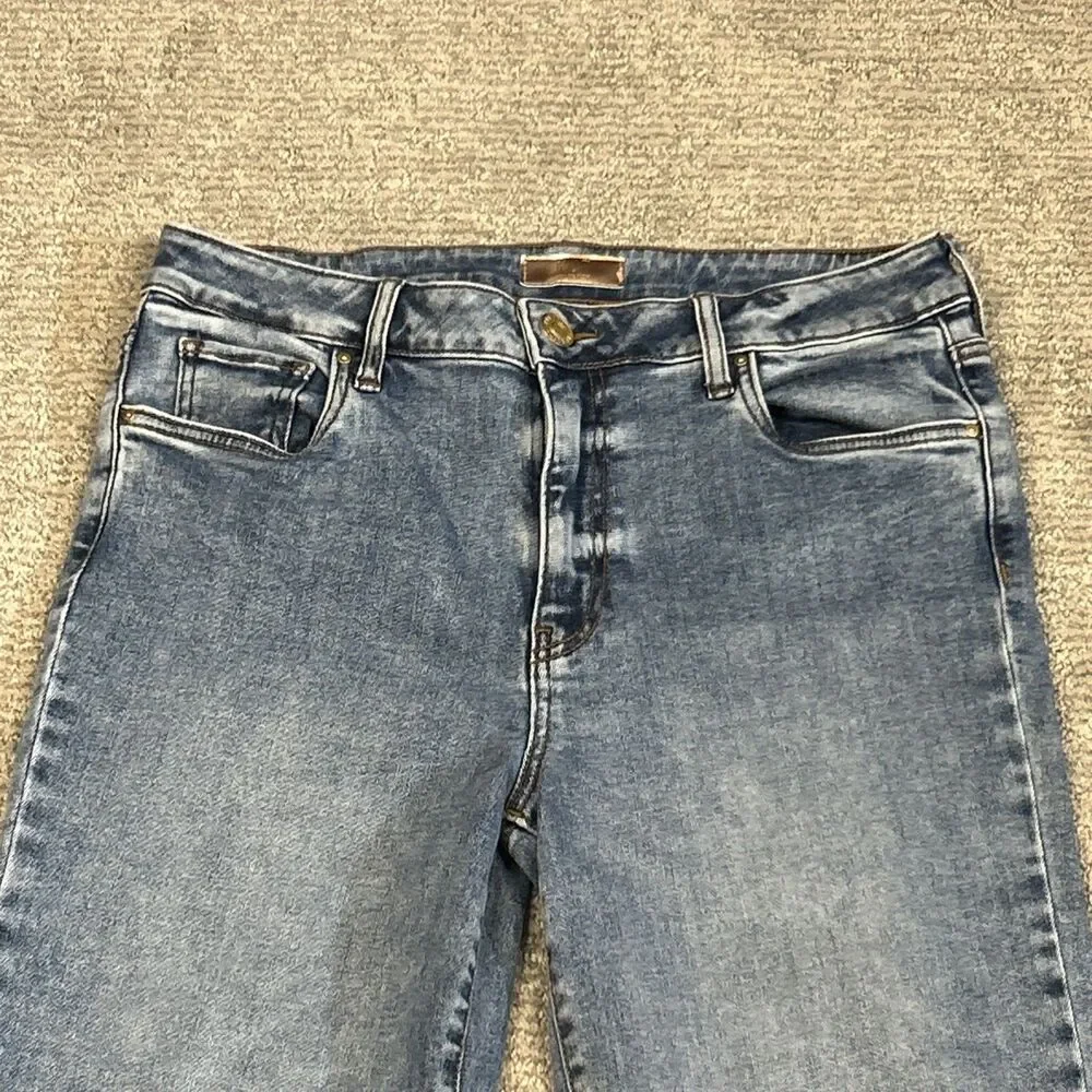 Kut from the Kloth Kelsey Ankle Flare Jeans Women’s 10 Medium Wash Stretch